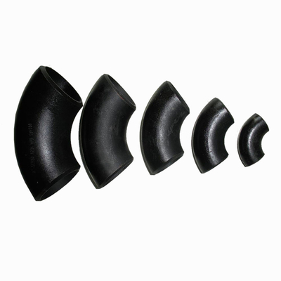 DN100 탄소 사람을 밀치고 나가는 힘 90 도 2 인치 45 도 Q235B Q235 긴 반경