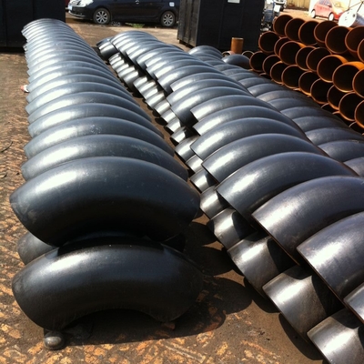 ASTM A53 탄소강 버트 접합 팔꿈치 DN150 SCH 30 안출된 샌드 브라스팅