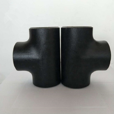 검은 색칠한 ASME B16.9는 크로스 티 CS 48 인치 ASME B16.47 BW 관 이음을 필적합니다