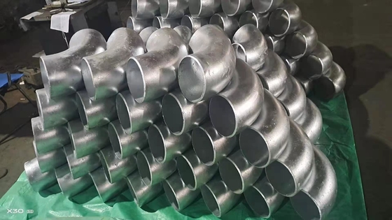 ASTM A53 탄소강 버트 접합 팔꿈치 DN150 SCH 30 안출된 샌드 브라스팅
