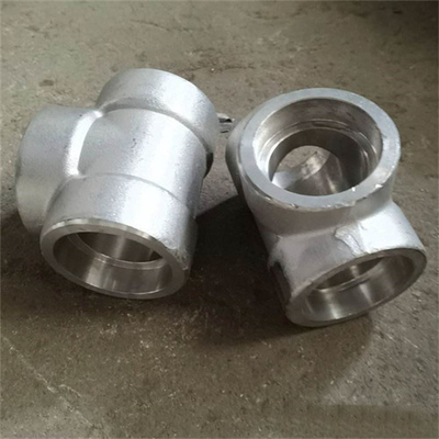 Asme 16.11 3000lbs A105 탄소강 안출된 관 이음쇠 소켓 웰드 TEE