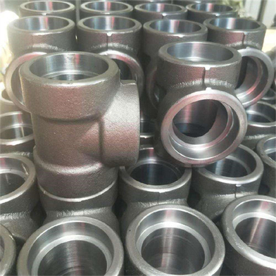 Asme 16.11 3000lbs A105 탄소강 안출된 관 이음쇠 소켓 웰드 TEE