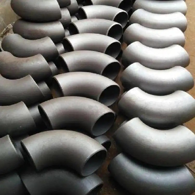 슈 40 ASME B16.9 탄소강 배관 맞춤 STD MS 1.5D 긴 반경 90 팔꿈치