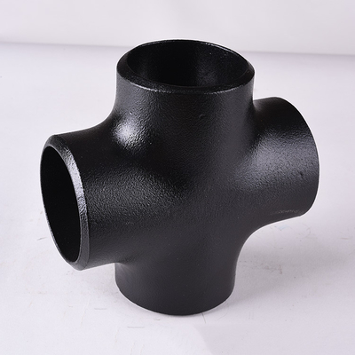 ASME B16.9 탄소강 배관은 A234WPB 이음매 없는 관 십자피팅을 피팅을 합니다